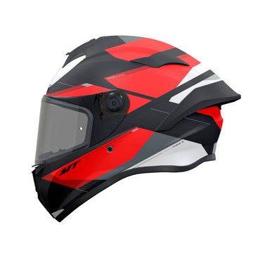CASCO INTEGRAL MT FF106B TARGO S KAY B5 NEGRO BRILLANTE+ROJO+BLANCO